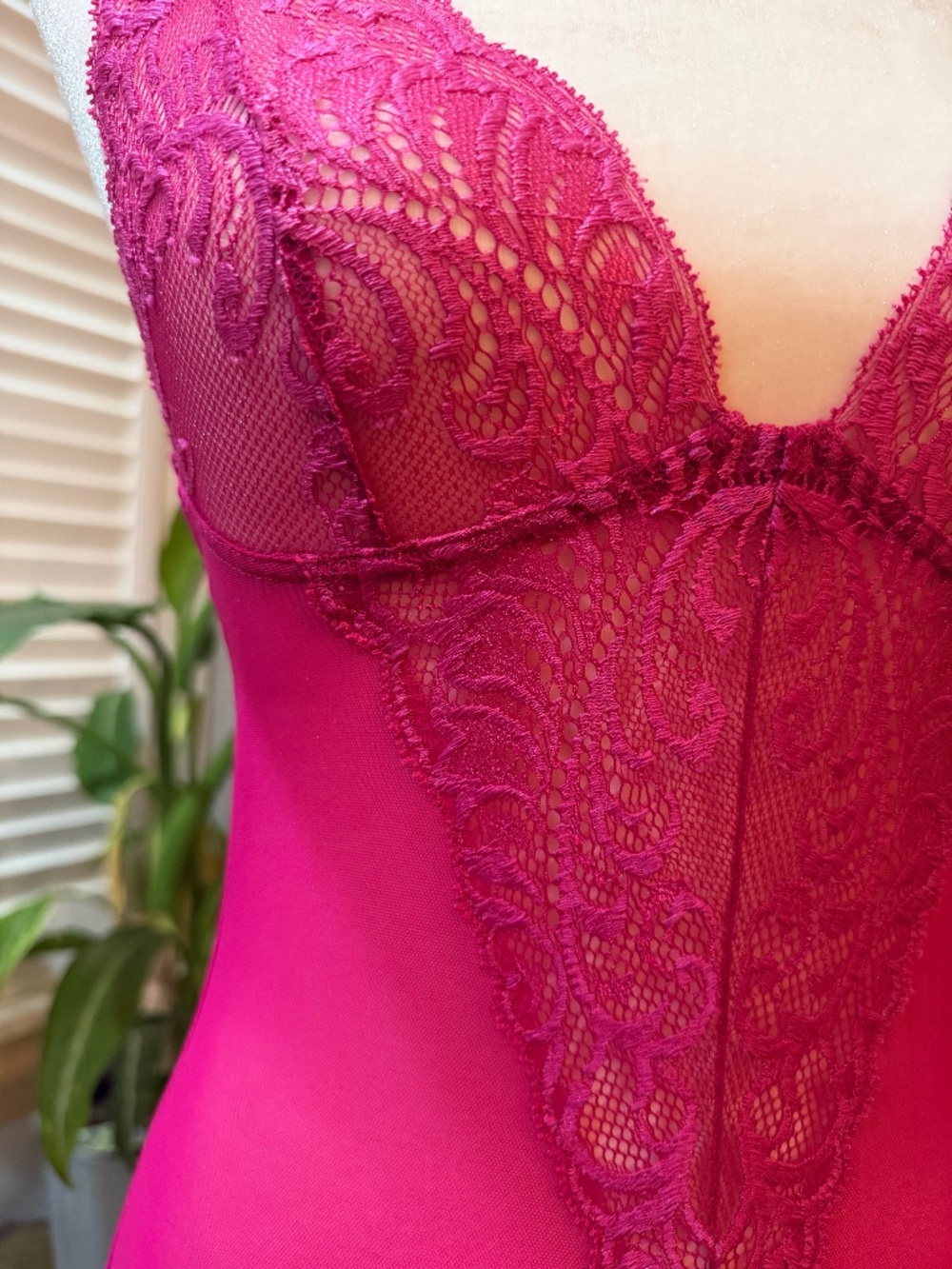 Natori Intimates hot pink bodysuit